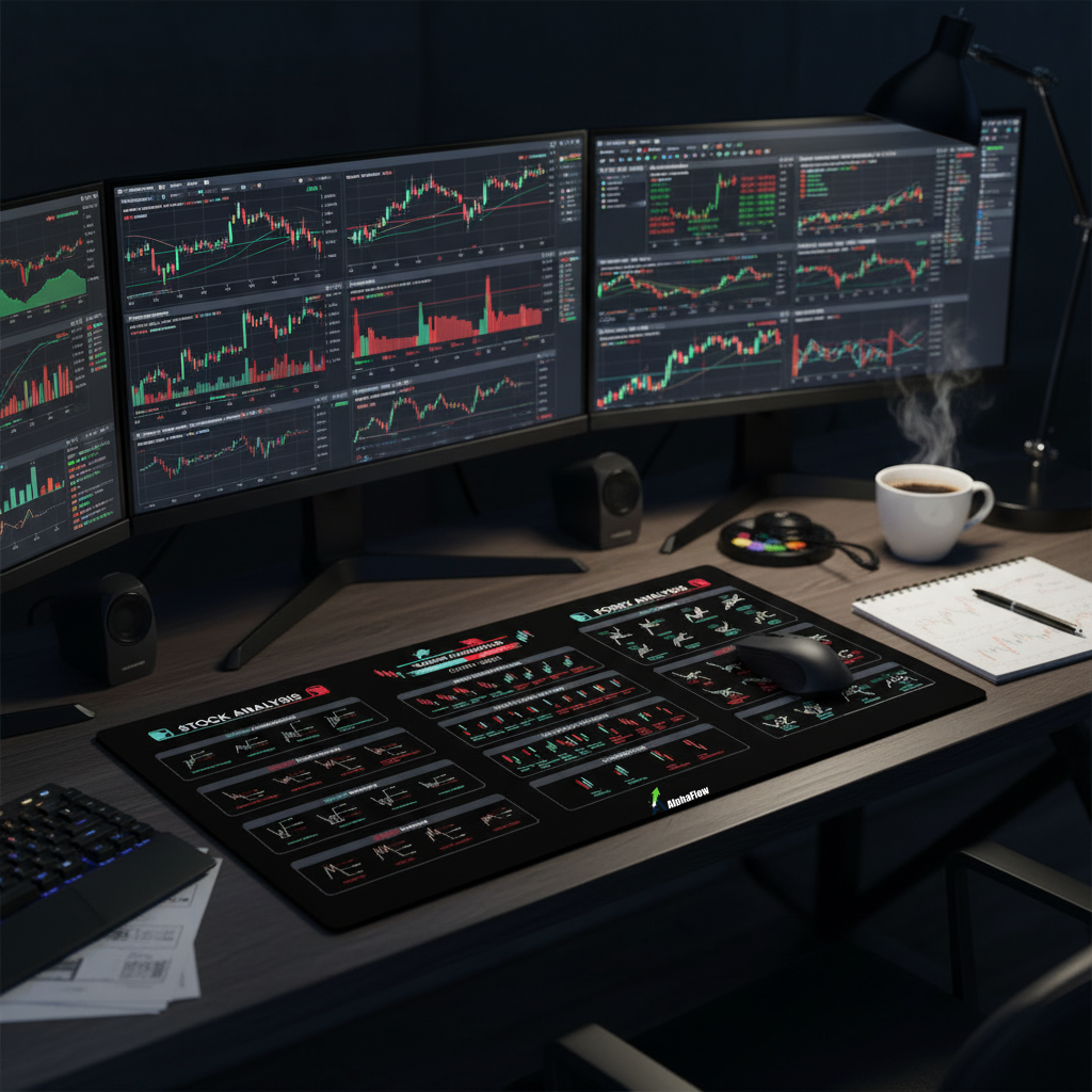 AlphaFlow Pro Trading Mousepad
