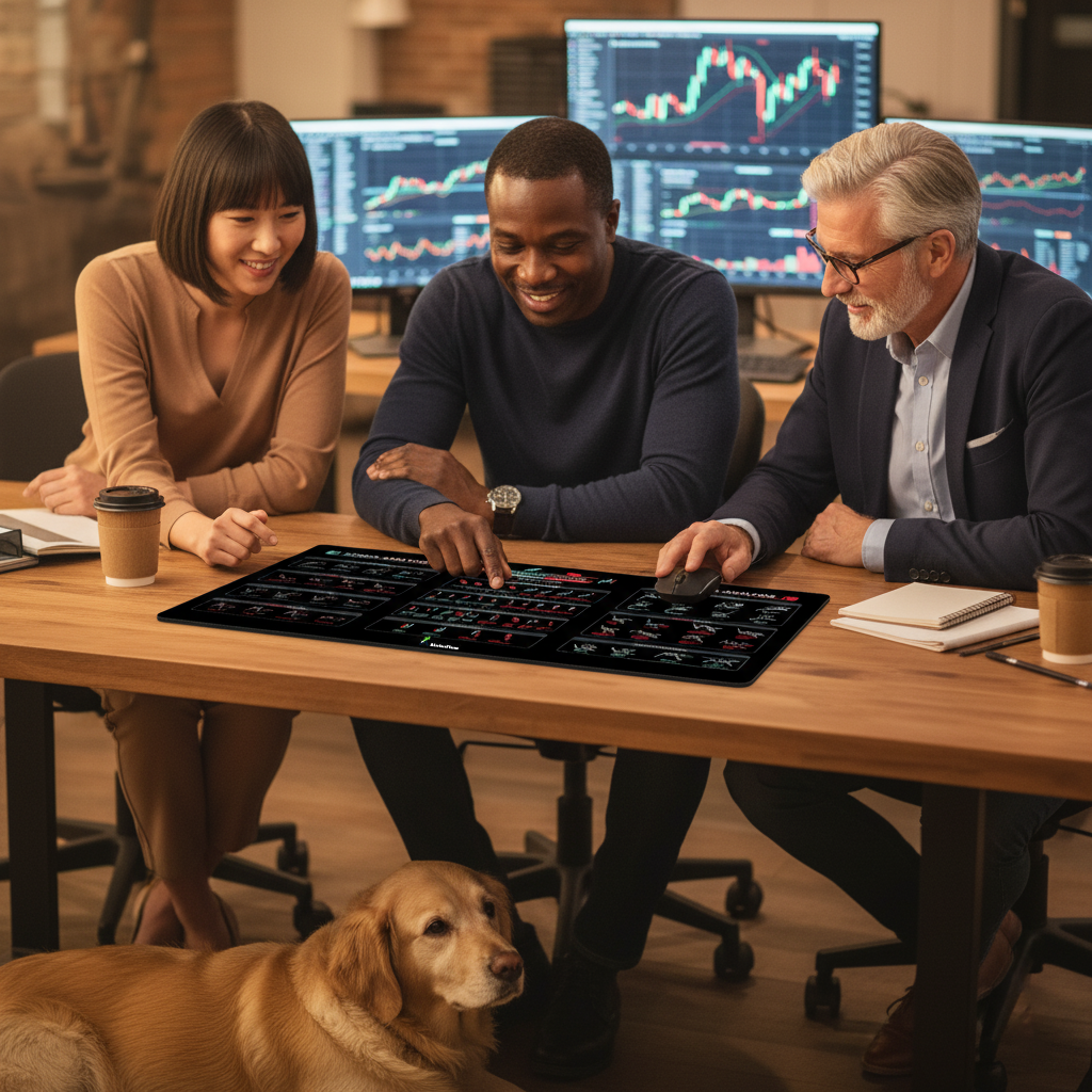 AlphaFlow Pro Trading Mousepad