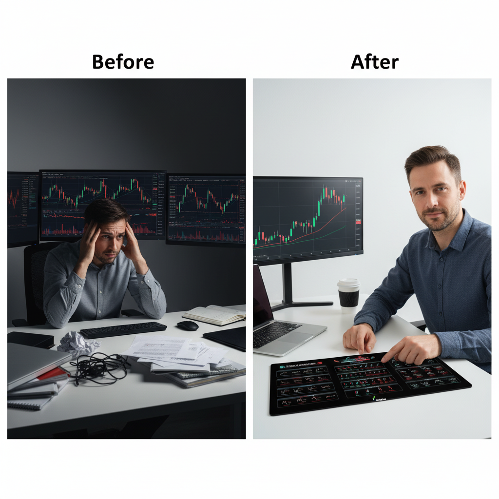 AlphaFlow Pro Trading Mousepad